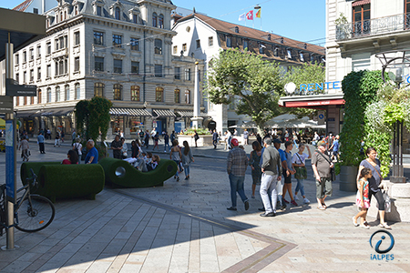 Centre-ville de Genève, Suisse
