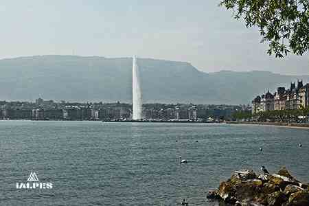 Jet d'eau de Genève, Suisse