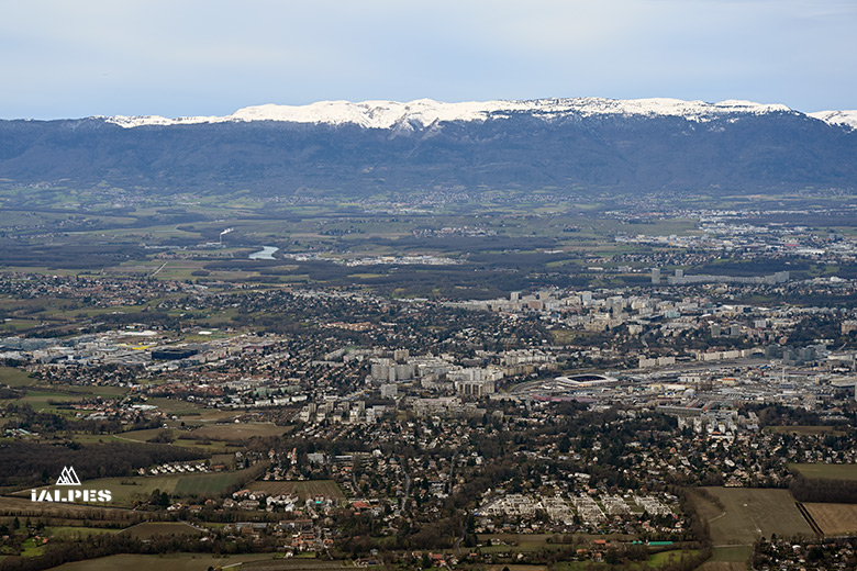 Genève et la campagne genevoise.
